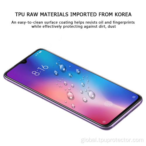 TPU Screen Protector For Xiaomi Hydrogel Screen Protector For Xiaomi 9 Supplier